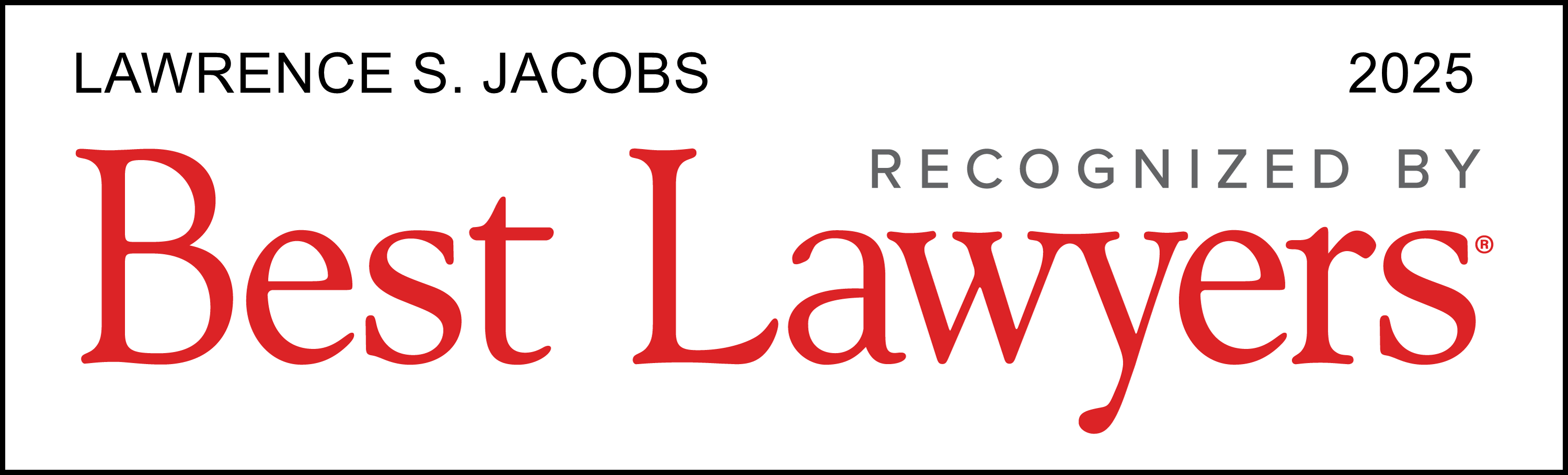 Best Lawyers Award 2025