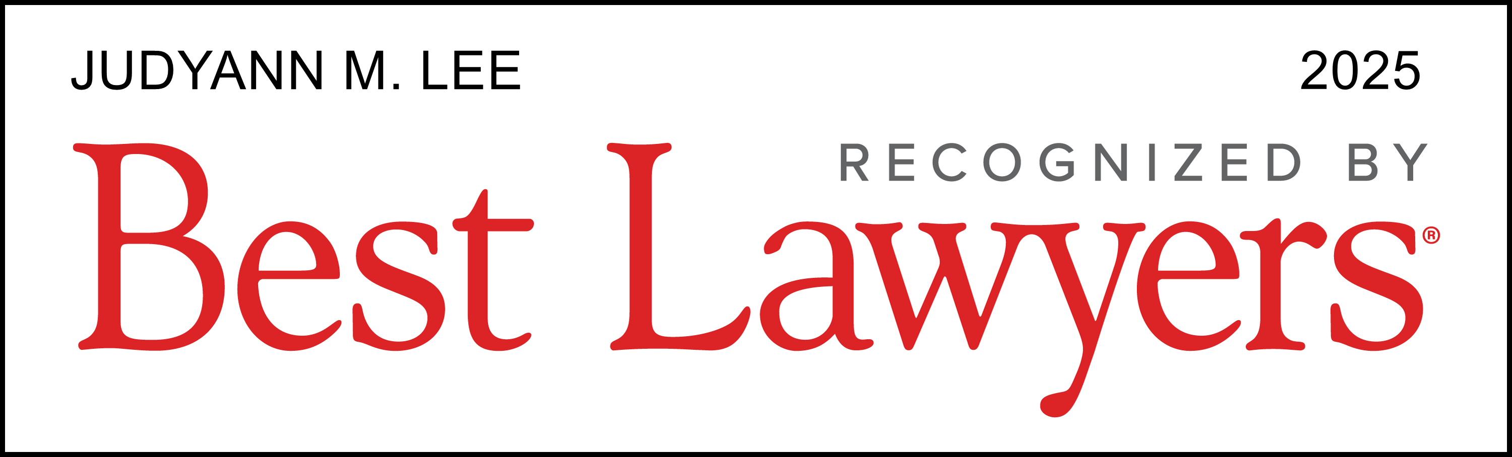 Best Lawyers Award 2025