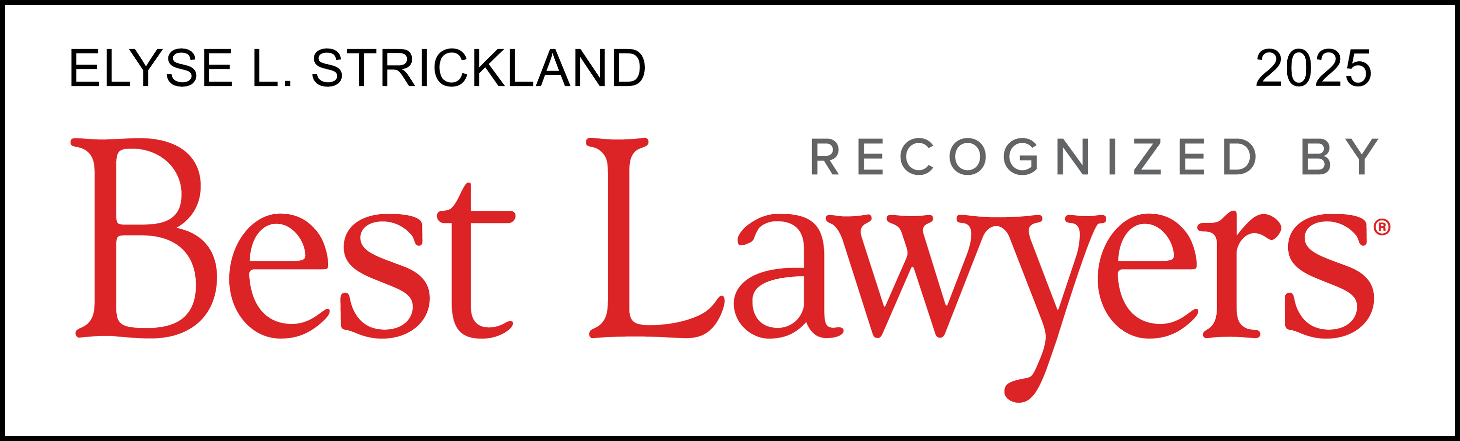Best Lawyers Award 2025