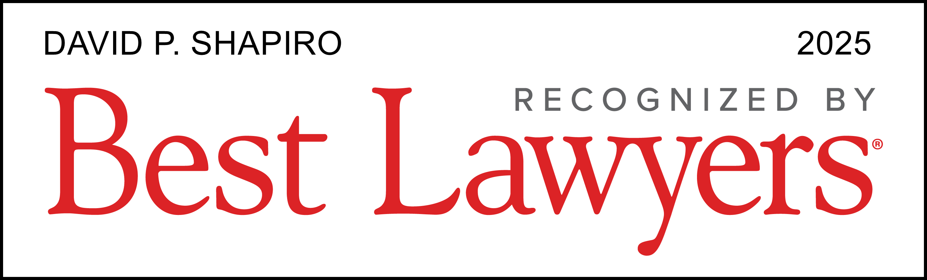 Best Lawyers Award 2025