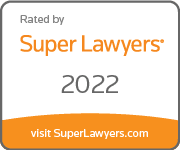 Rated by SuperLawyers 2022 visit Superlawyers.com