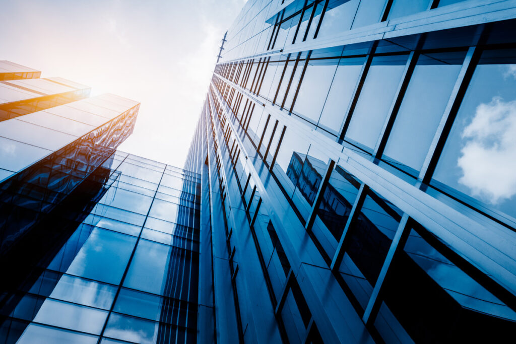 Sunlight illuminates a corporate building, symbolizing the fast-approaching corporate transparency act deadline